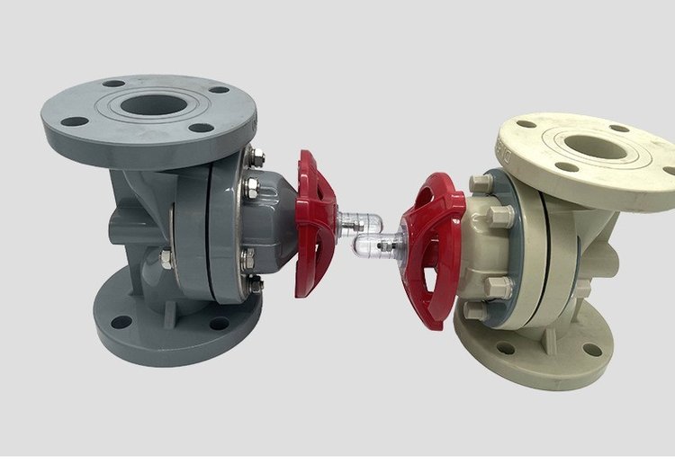 pph隔膜阀 塑料法兰耐腐蚀阀门 pp耐酸碱隔离阀厂家