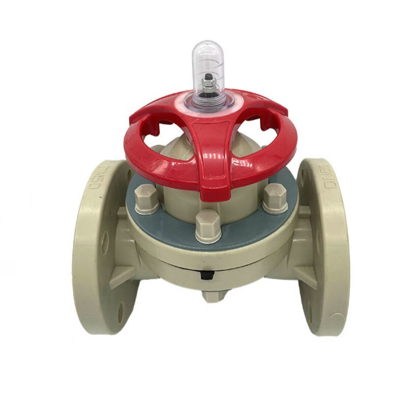 丹斯提尼PPH隔膜阀 DN15塑料法兰隔膜阀在耐酸碱应用中的优势